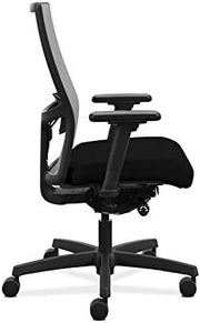 Ergonomic Computer Desk Chair with Mesh Back, Adjustable Lumbar Support & Armrests, Comfortable Seat Cushion, 360 Swivel Rolling Wheels