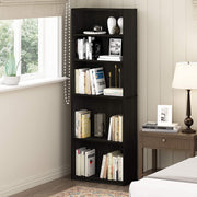 Elegant and Simply Home 5-Shelf Bookcase, 5-Tier, Espresso